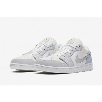 Shoes Low top trainers Nike Air Jordan 1 Low Paris White/Sky Grey-Football Grey