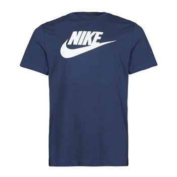 material Men short-sleeved t-shirts Nike NSTEE ICON FUTURA Marine / White