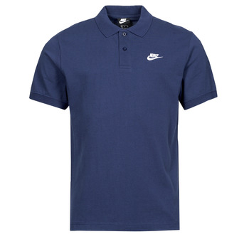 material Men short-sleeved polo shirts Nike NSSPE POLO MATCHUP PQ Marine / White
