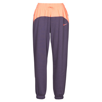 material Women Tracksuit bottoms Nike NSICN CLSH JOGGER MIX HR Violet / Pink