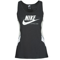 material Women Tops / Sleeveless T-shirts Nike NSHERITAGE TTOP HBR Black / Grey / White