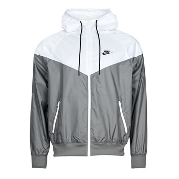 Clothing Men Macs Nike NSSPE WVN LND WR HD JKT Grey / White / Black