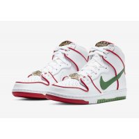 Shoes High top trainers Nike SB Dunk High x Paul Rodriguez White/Red/Green
