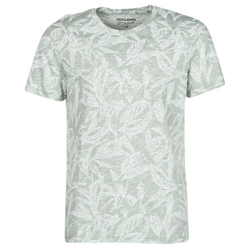 material Men short-sleeved t-shirts Jack & Jones JORLEFO Grey