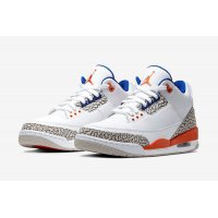 Shoes Low top trainers Nike Air Jordan 3 Knicks Rivals White/Old Royal-University Orange-Tech Grey