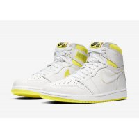 Shoes High top trainers Nike Air Jordan 1 High First Class Flight White/Yellow
