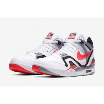 Shoes High top trainers Nike Air Tech Challenge 2 Hot Lava White/Hot Lava-Black Silver