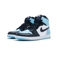 Shoes High top trainers Nike Air Jordan 1 High UNC Patent Leather Obsidian/Blue Chill-White