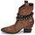 Shoes Women Mid boots Airstep / A.S.98 TINGET Brown