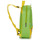 Bags Children Rucksacks Citrouille et Compagnie CROCODILE GREEN Green / Yellow
