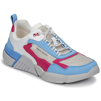 Shoes Women Low top trainers Skechers BLOCK/WEST White / Blue / Pink