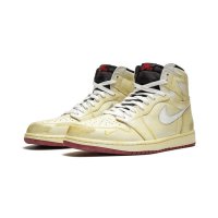 Shoes High top trainers Nike Air Jordan 1 High x Nigel Sylverster Sail/White-Varsity Red-Reflect Silver