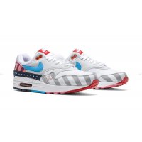 Shoes Low top trainers Nike Air Max 1 x Parra White/Pure Platinum