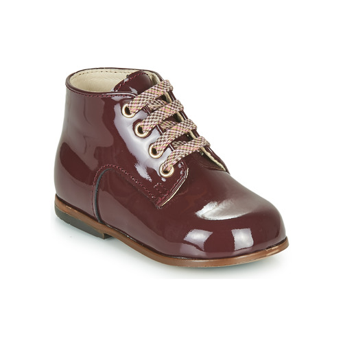 Shoes Girl High top trainers Little Mary MILOTO Bordeaux
