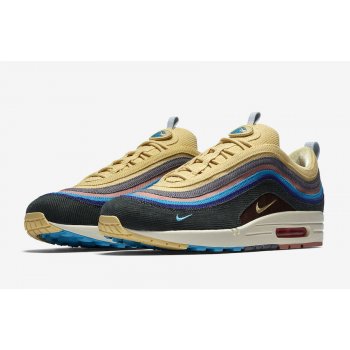 Shoes Low top trainers Nike Air Max 1/97 Sean Wotherspoon Light Blue Fury/Lemon Wash