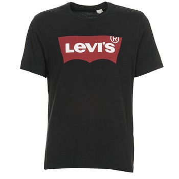 Clothing Men Long sleeved shirts Levi's GRAPHIC SET IN Black