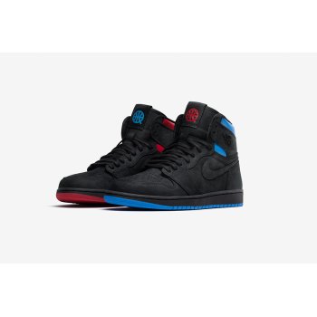 Shoes High top trainers Nike Air Jordan 1 High Quai 54 Black/University Red/Game Royal