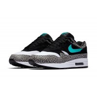 Shoes Low top trainers Nike Air Max 1 Atmos Elephant 2017 Black/Clear Jade-White
