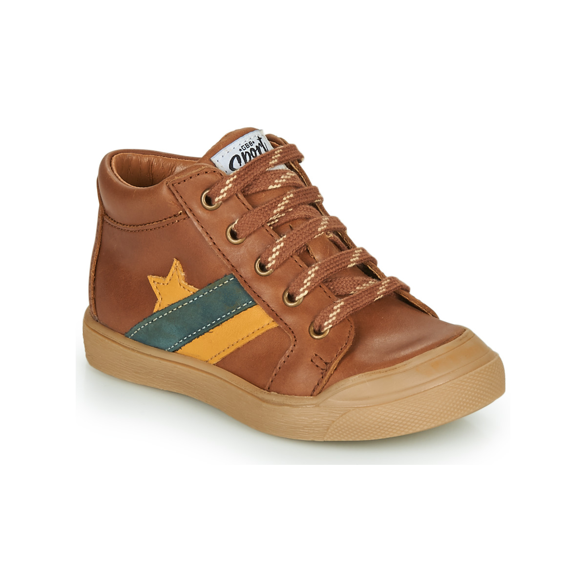 Shoes Boy High top trainers GBB LEON Brown