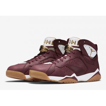Shoes High top trainers Nike Air Jordan 7 Championship Cigare Team Red/White-Gum Light Brown