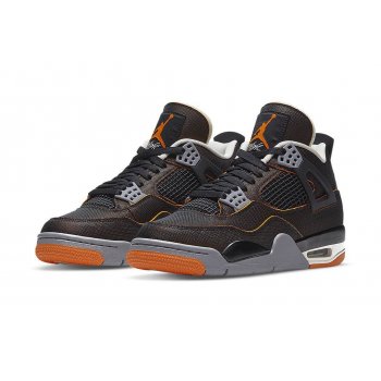 Shoes High top trainers Nike Air Jordan 4 Wmns Starfish Sail/Starfish-Light Smoke Grey-Black