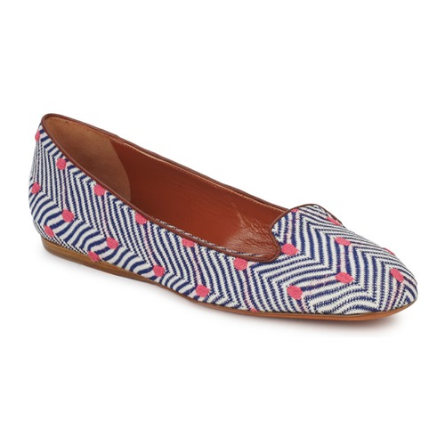 Shoes Women Loafers Missoni VM036 Blue / Pink