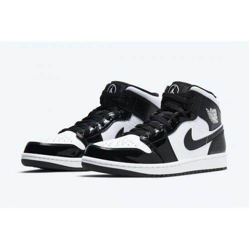 Nike Air Jordan Mid All Star Carbon Fiber Black/White - Fast delivery | Spartoo Europe ! - Shoes High top trainers 120,00 €