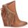 Shoes Women Ankle boots Strategia FRANGINOU Nude / Brown