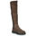 Shoes Women Boots JB Martin OLYMPE Crust / Brown / Canvas / Brown