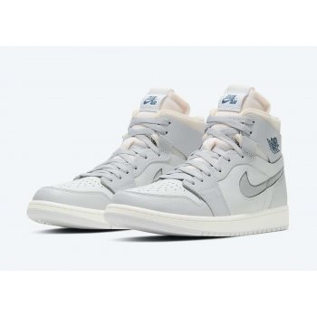 Shoes High top trainers Nike Air Jordan 1 Zoom Confort London Photon Dust/Light Smoke Grey-Grey Fog