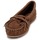 Shoes Women Loafers Minnetonka KILTY Brown / Dark