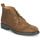 Shoes Men Mid boots Pellet MIRAGE Velvet / Tan