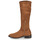Shoes Women Boots JB Martin AMOUR Canvas / Suede / Stretch / Camel