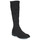 Shoes Women Boots JB Martin AMOUR Canvas / Suede / Stretch / Black