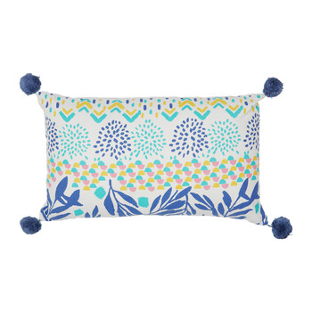 Home Cushions Jardin d'Ulysse BOH-FLEUR Blue
