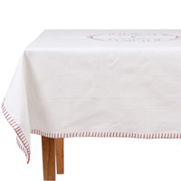 Home Napkin, table cloth, place mats Comptoir de famille NAPPE CARRÉE White