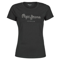 material Women short-sleeved t-shirts Pepe jeans BEATRICE  black