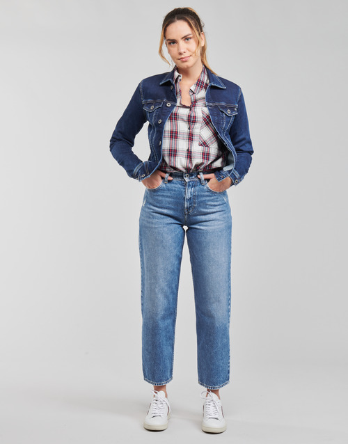 Pepe jeans DOVER Blue / Clear - Fast delivery | Spartoo Europe ! - Clothing  straight jeans Women 70,40 €