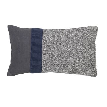 Home Cushions covers Broste Copenhagen KNIT Blue