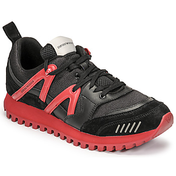 Shoes Men Low top trainers Emporio Armani BOLINNA Black