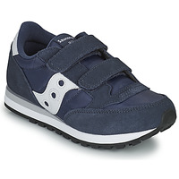 Shoes Boy Low top trainers Saucony JAZZ DOUBLE HL Marine / White
