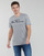 Clothing Men short-sleeved t-shirts Ben Sherman SIGNATURE FLOCK TEE Grey