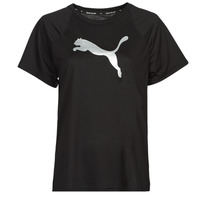 material Women short-sleeved t-shirts Puma EVOSTRIPE TEE Black