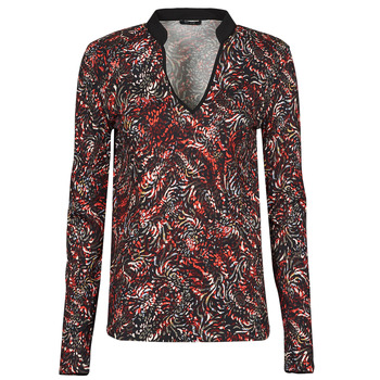 material Women Blouses One Step FT10191 Red / Multicolour