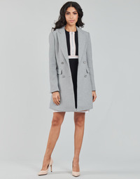 material Women coats Morgan GRIMO Grey / Clear