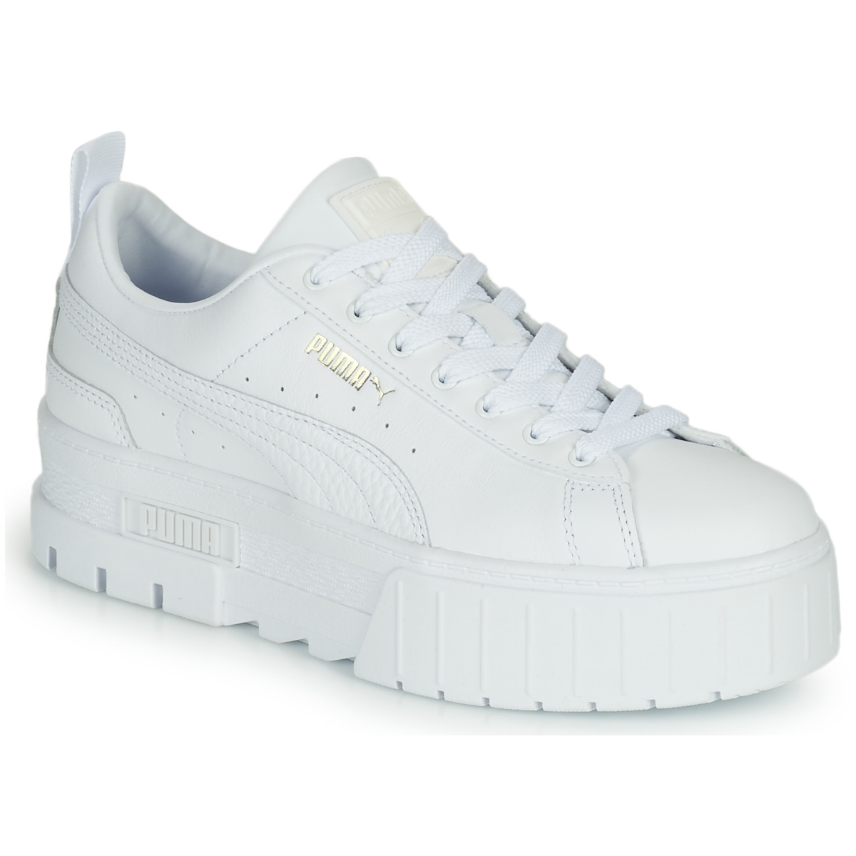 Shoes Women Low top trainers Puma MAYZE White