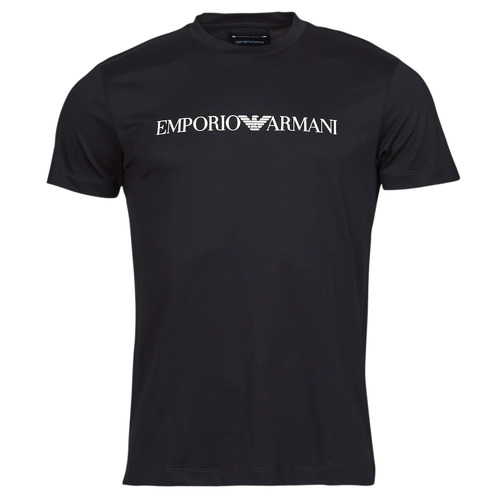Emporio Armani 8N1TN5 Black - Fast delivery | Spartoo Europe ! - Clothing  short-sleeved t-shirts Men 83,00 €