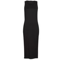 material Women Short Dresses Karl Lagerfeld KITTED WRAP DRESS Black