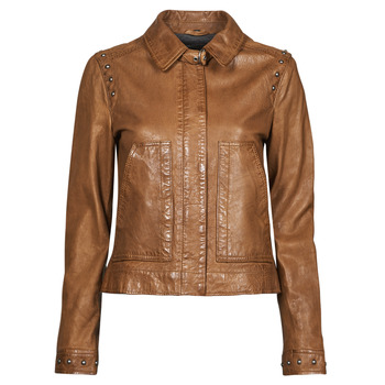 material Women Leather jackets / Imitation leather Oakwood STAMP6 Brown