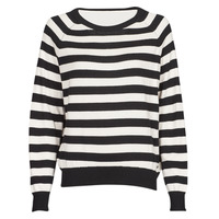 material Women jumpers Guess IRENE RN LS SWTR Black / White